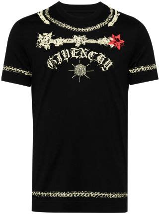 givenchy scorpion t-shirt|Givenchy Chain Scorpion Cotton T.